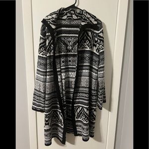 Black and Grey Cardigan